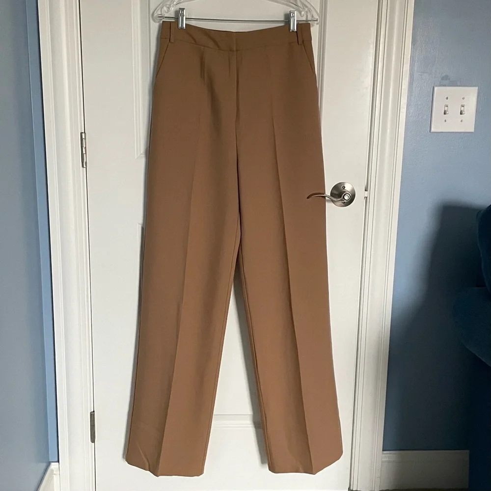 4th & Reckless Brown Tailored Slouchy Tall Pants 35389